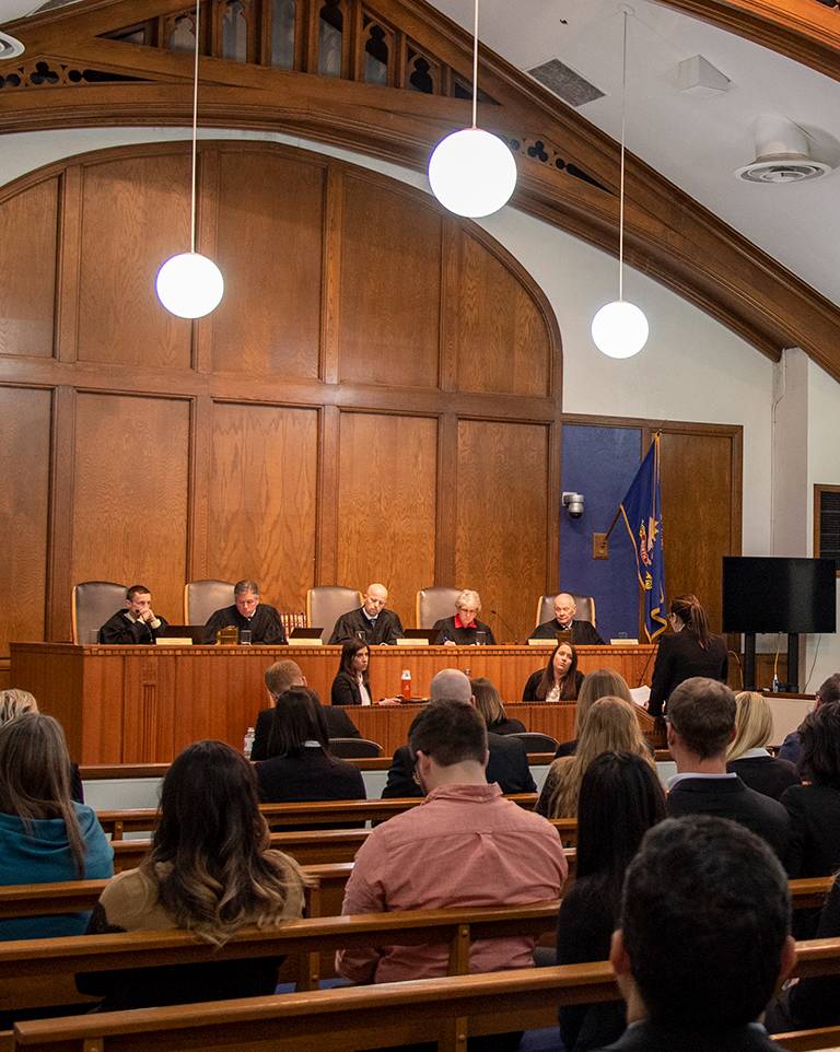VandeWalle Courtroom at UND School of Law